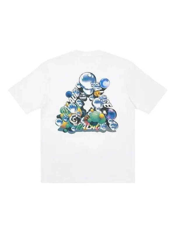 Футболка fw21 bubbling t-shirt 'white' Palace — изображение 1 из 2, белый