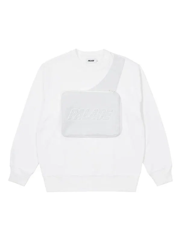 Свитер fw22 bag crew 'white' Palace — изображение 1 из 2, белый