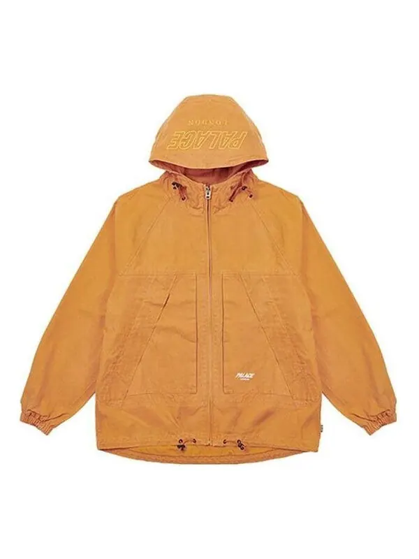 Куртка fw22 washed cotton hooded jacket 'orange' Palace — изображение 1 из 2, оранжевый
