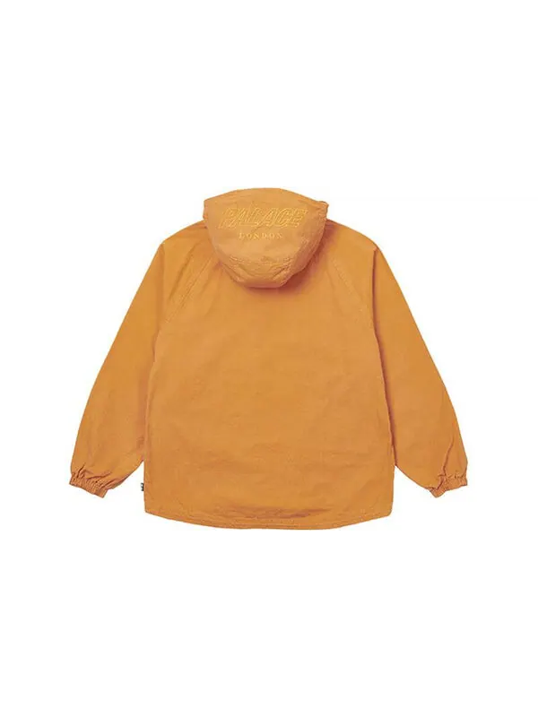Куртка fw22 washed cotton hooded jacket 'orange' Palace — изображение 2 из 2, оранжевый