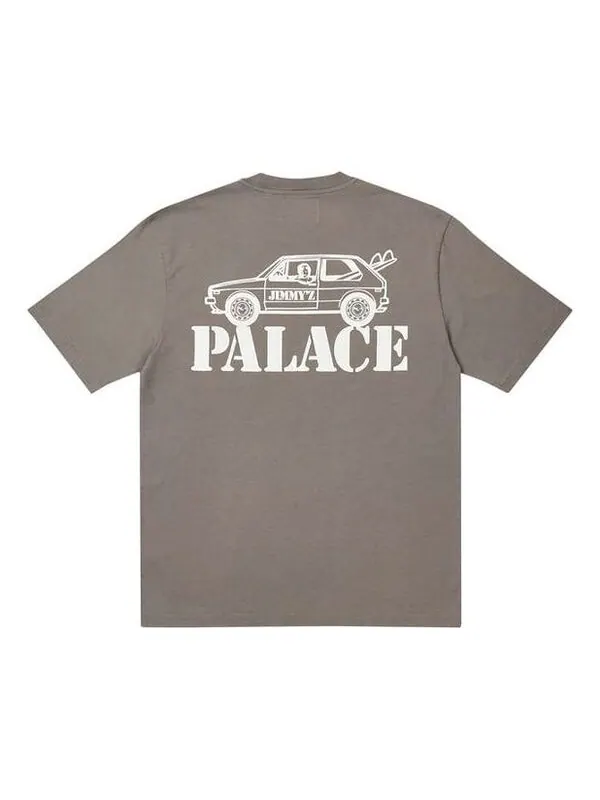 Футболка jimmy washed t-shirt 'brown' Palace — изображение 1 из 2, коричневый