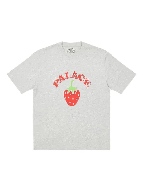 Футболка fruity t-shirt 'grey marl' Palace — изображение 1 из 1, серый