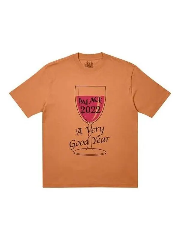 Футболка ss22 good year t-shirt 'orange' Palace — изображение 1 из 1, оранжевый