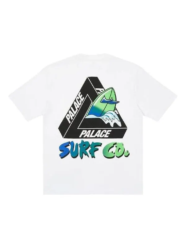 Футболка surf co t-shirt 'white' Palace — изображение 1 из 2, белый