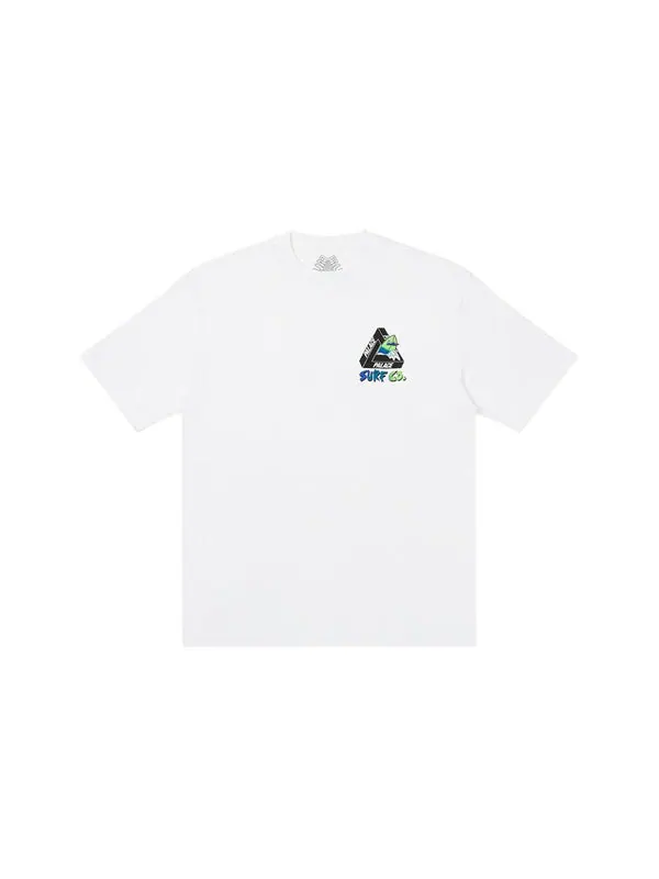 Футболка surf co t-shirt 'white' Palace — изображение 2 из 2, белый