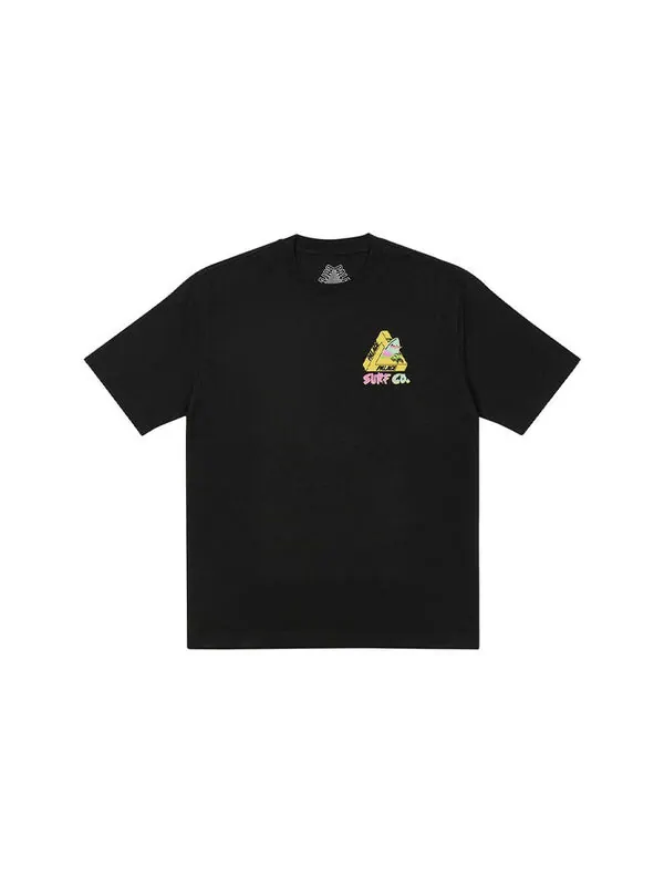 Футболка ss22 tri-surf co t-shirt 'black' Palace — изображение 2 из 2, черный