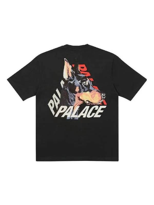 Футболка p-3-k-9 t-shirt 'black' Palace — изображение 1 из 2, черный