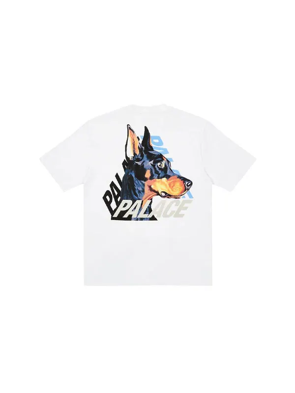 Футболка p-3-k-9 t-shirt 'white' Palace — изображение 2 из 2, белый