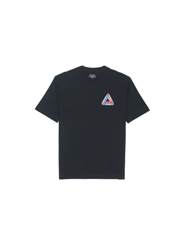 Футболка ss22 tri-visions t-shirt 'black' Palace — изображение 2 из 2, черный