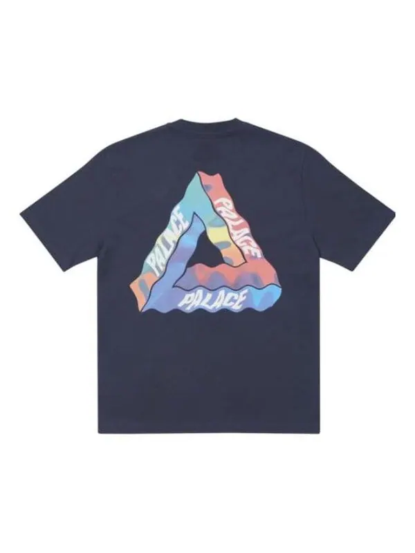 Футболка ss22 tri-visions t-shirt 'navy' Palace — изображение 1 из 2, темно-синий