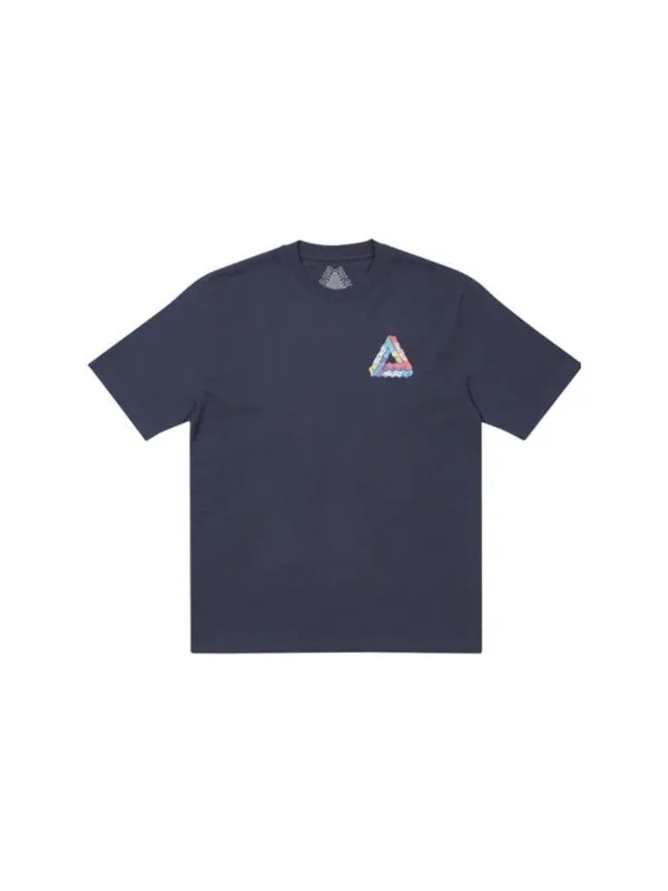 Футболка ss22 tri-visions t-shirt 'navy' Palace — изображение 2 из 2, темно-синий