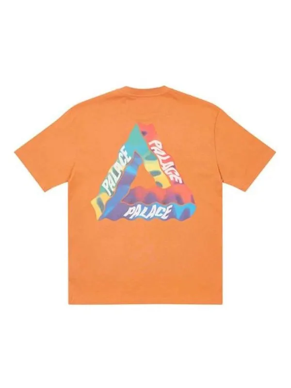 Футболка ss22 tri-visions t-shirt 'orange' Palace — изображение 1 из 2, оранжевый