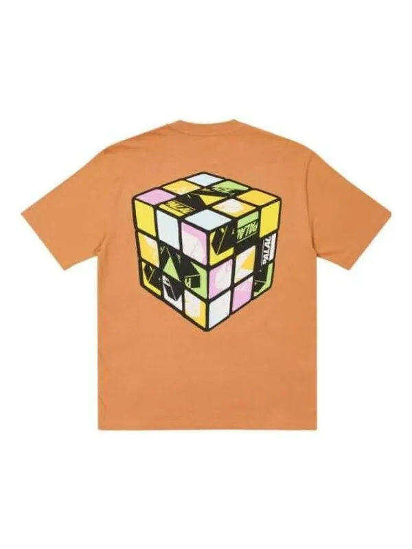 Футболка ss22 dont be square t-shirt 'orange' Palace — изображение 1 из 2, оранжевый