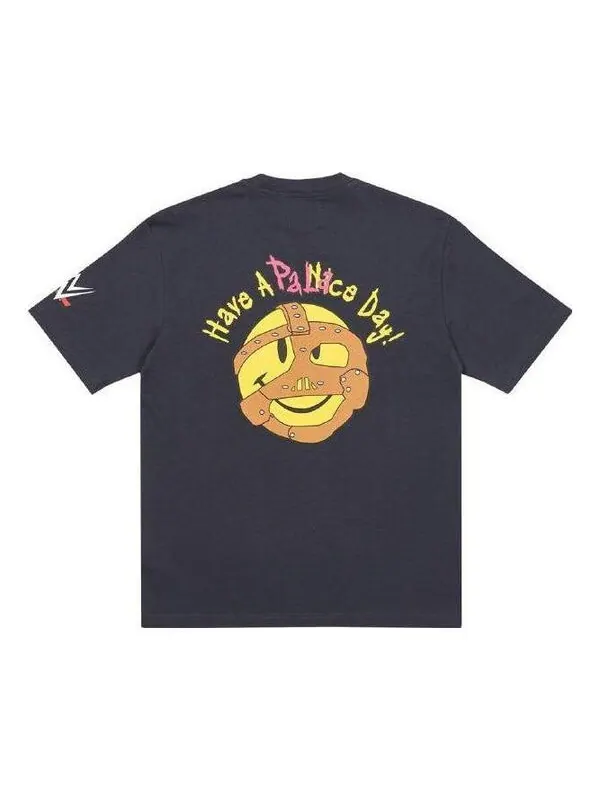 Футболка x wwe ss23 logo t-shirt 'black' Palace — изображение 1 из 1, черный