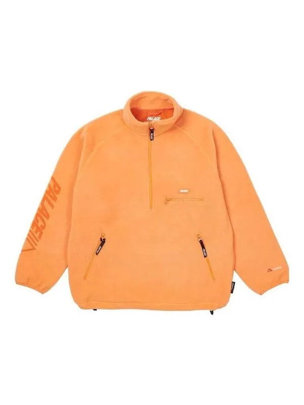 Куртка fw22 polartec lazerouter 1/2 zip jacket 'orange' Palace — изображение 1 из 2, оранжевый
