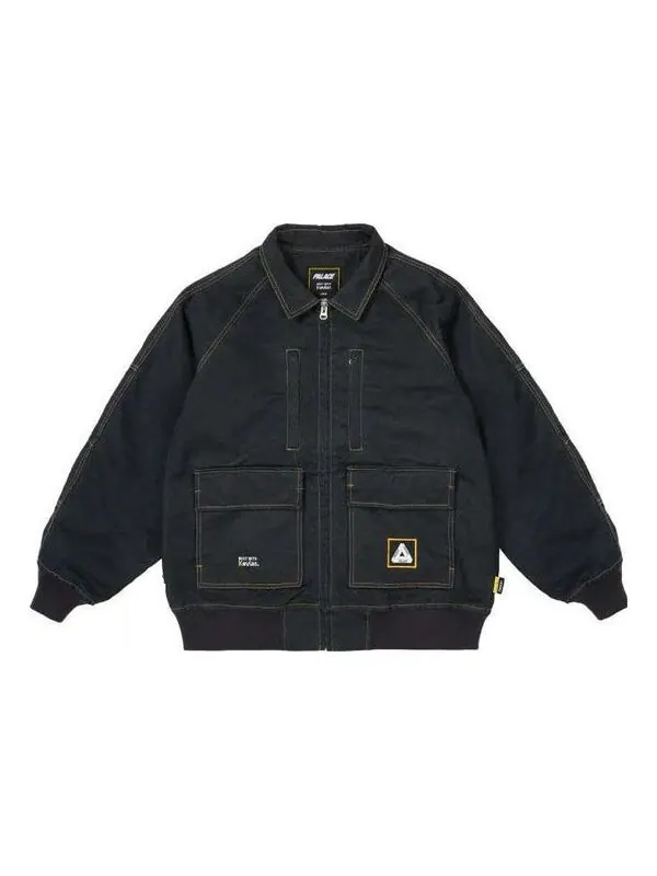 Куртка fw22 kevlar denim bomber indigo jacket 'navy' Palace — изображение 1 из 3, темно-синий