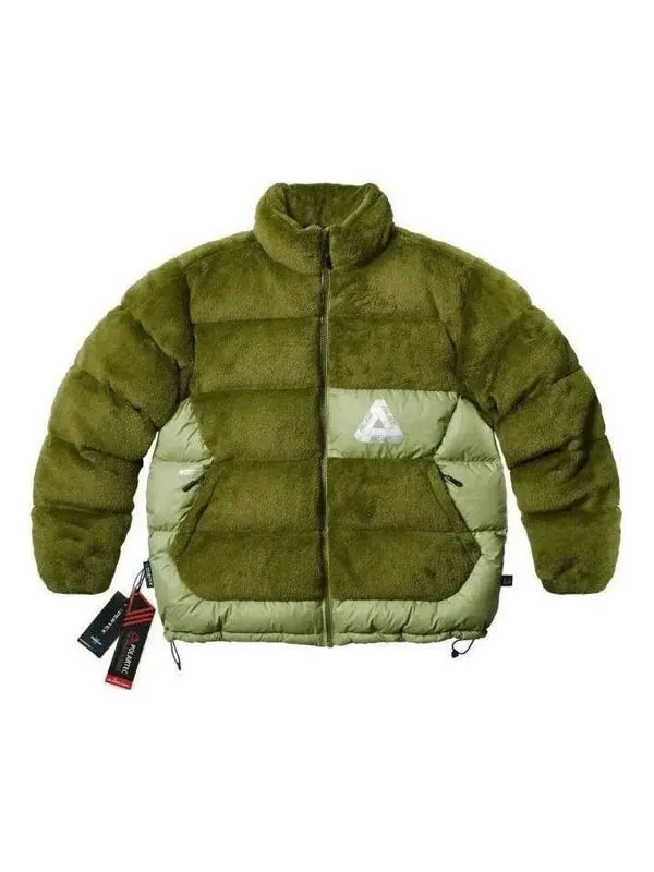 Куртка polartec high loft puffa 'olive' Palace — изображение 1 из 4, оливковый зеленый