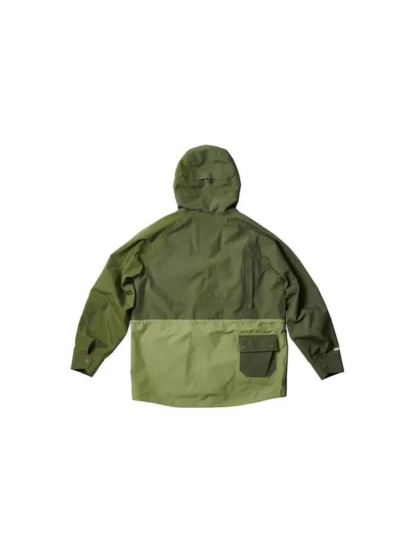 Куртка x engineered garments gore-tex field parka 'olive' Palace — изображение 2 из 2, оливковый