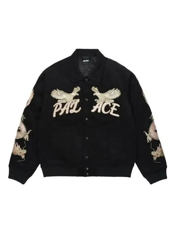 Куртка double dragon tour jacket 'black' Palace — изображение 1 из 4, черный