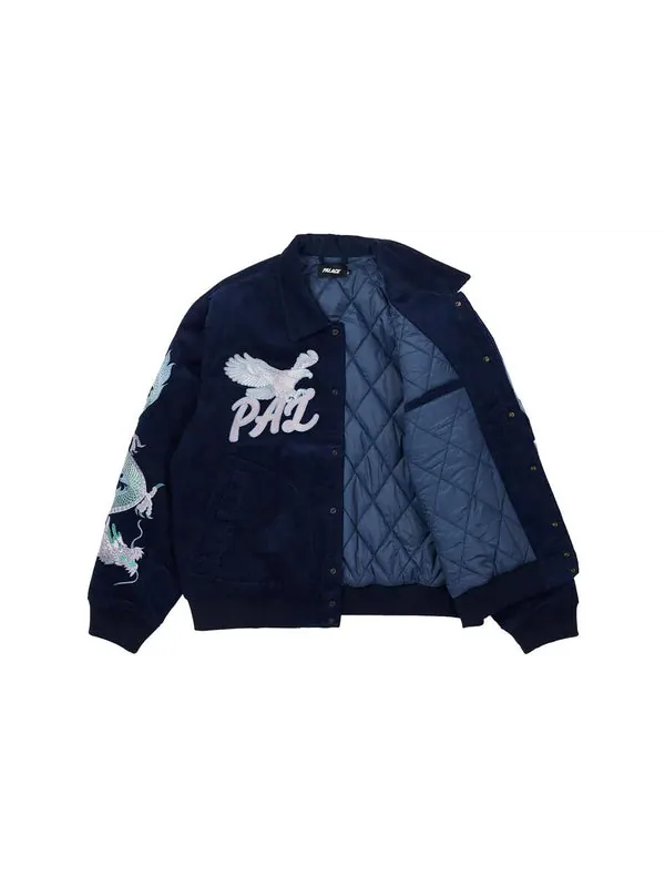 Куртка double dragon tour jacket 'navy' Palace — изображение 2 из 4, темно-синий