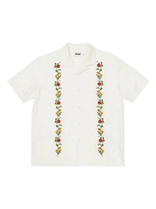 Рубашка fw22 rose chain shirt 'white' Palace — изображение 1 из 2, белый