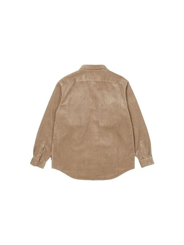 Рубашка fw22 cargo cord shirt 'brown' Palace — изображение 2 из 2, коричневый