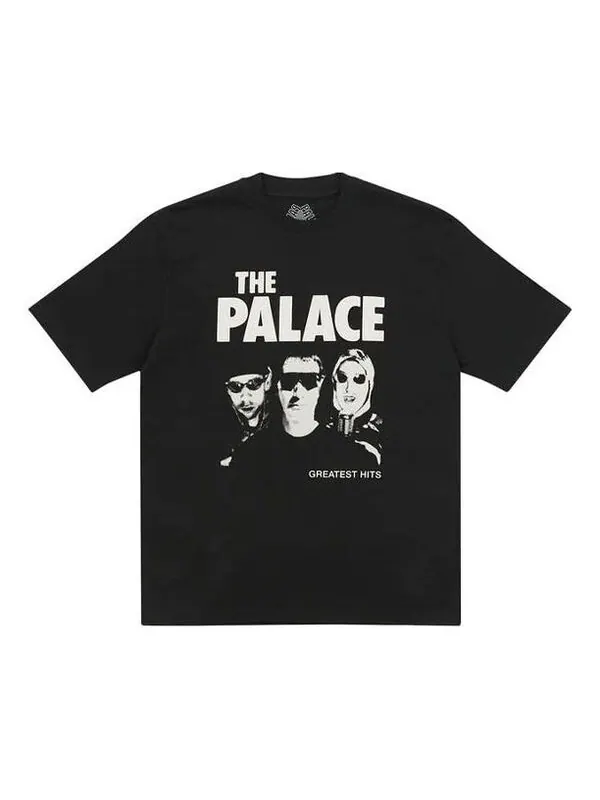 Футболка fw22 greatest hits t-shirt 'black' Palace — изображение 1 из 1, черный