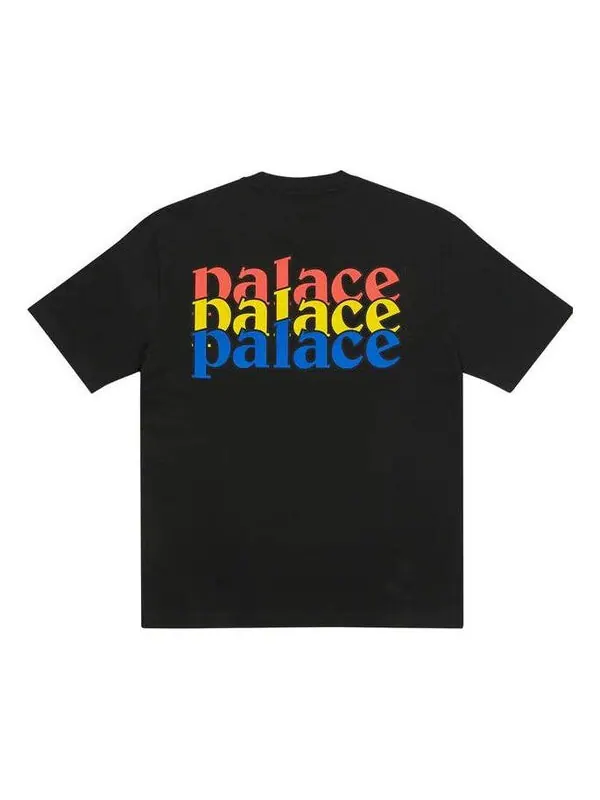 Футболка fw22 quality t-shirt 'black' Palace — изображение 1 из 2, черный