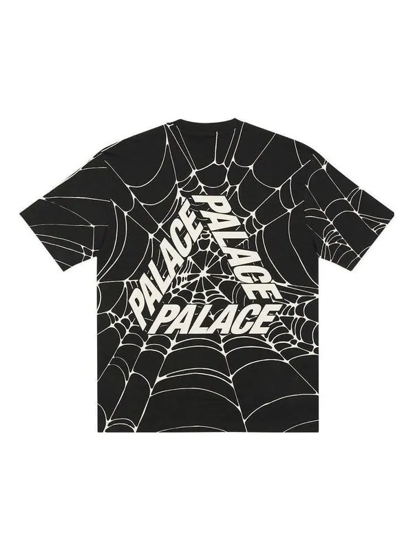Футболка tri-web t-shirt 'black' Palace — изображение 1 из 2, черный