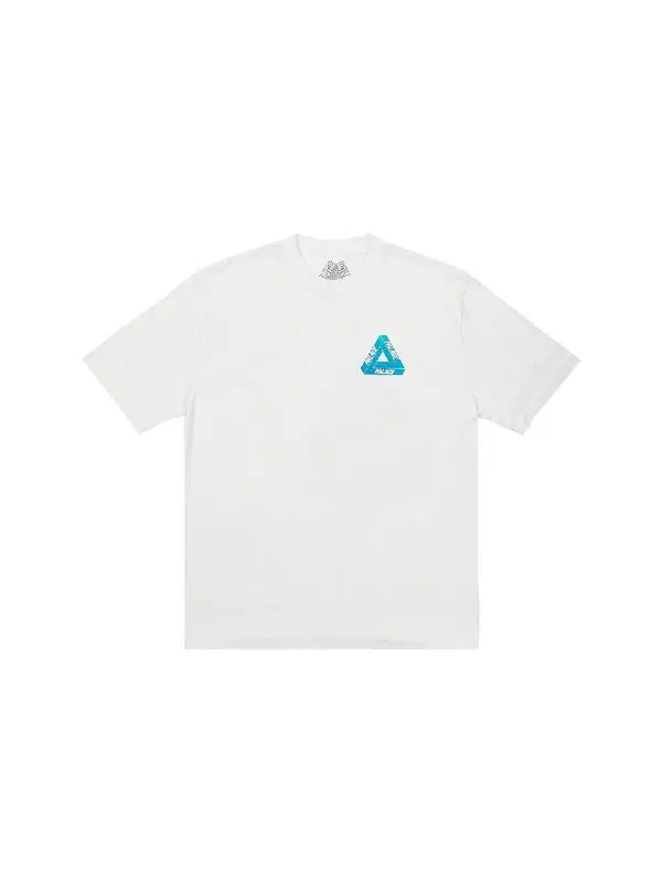 Футболка ss23 reacto tri-ferg t-shirt 'white' Palace — изображение 2 из 2, белый
