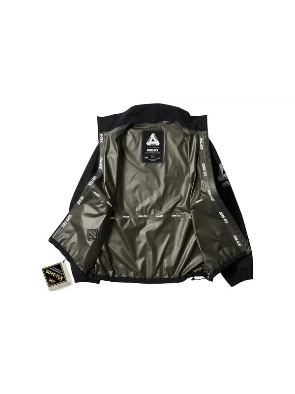 Куртка gore-tex s lite jacket 'black' Palace — изображение 3 из 4, черный