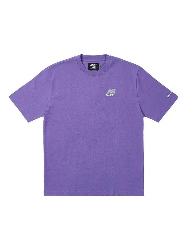 Футболка x new balance logo t-shirt 'purple' Palace — изображение 1 из 1, фиолетовый