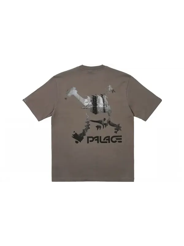 Футболка x oakley t-shirt 'grey' Palace — изображение 2 из 2, серый