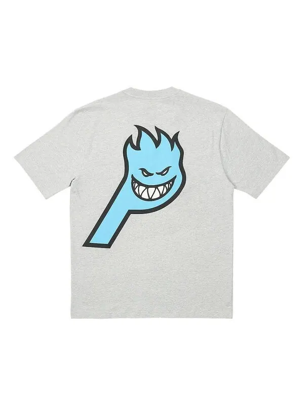Футболка x spitfire p-head t-shirt 'grey' Palace — изображение 1 из 1, серый/синий