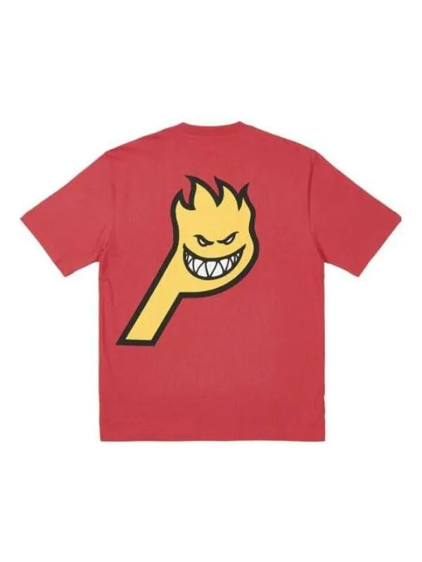 Футболка x spitfire p-head t-shirt 'red' Palace — изображение 1 из 1, красный/желтый