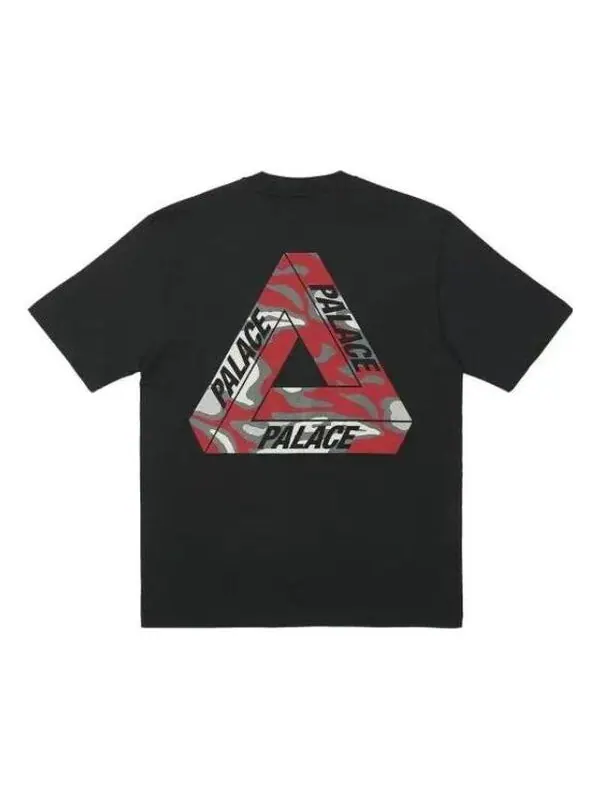 Футболка jungle camo tri-ferg t-shirt 'black' Palace — изображение 1 из 1, черный