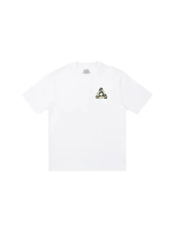 Футболка jungle camo tri-ferg t-shirt 'white' Palace — изображение 2 из 2, белый