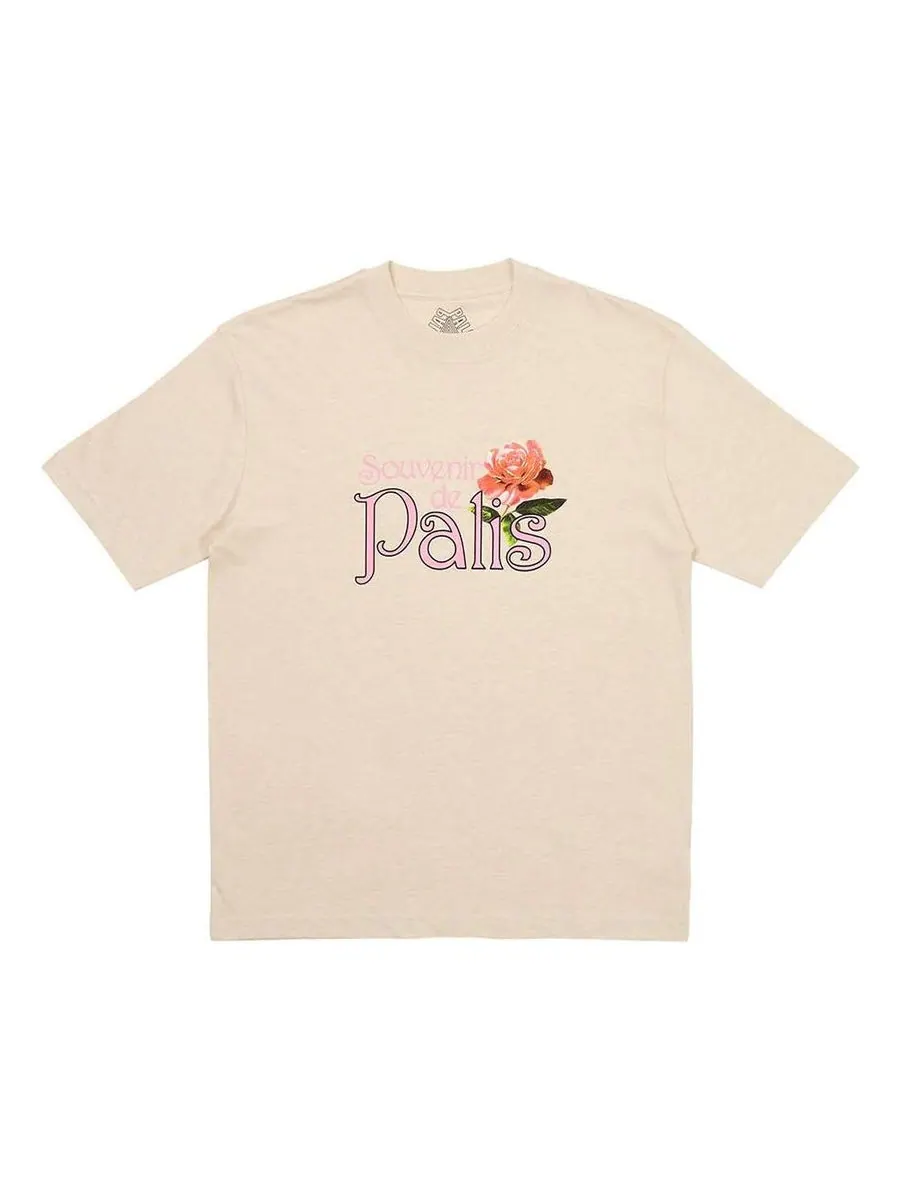 Футболка Palace Alfresco T-Shirt 'Oatmeal Marl' — изображение 1 из 1, бежевый
