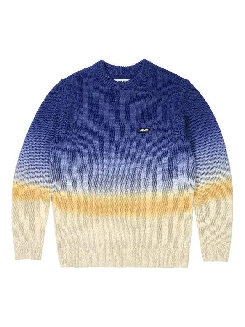 Топ Palace Gradient Dye Rib Knit 'Blue' — изображение 1 из 2, синий