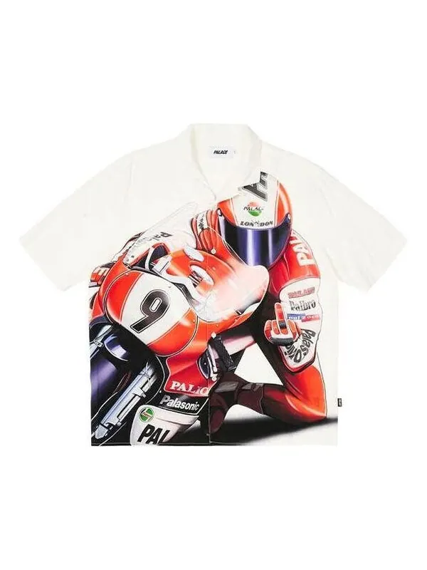 Рубашка skrrt shirt 'white' Palace — изображение 1 из 2, белый