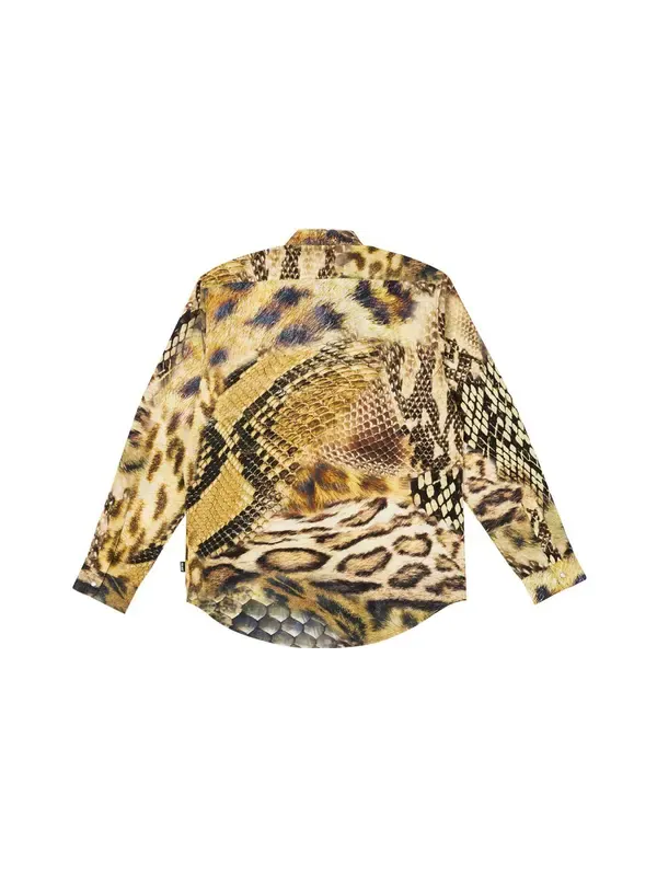 Рубашка animal print shirt 'yellow' Palace — изображение 2 из 2, желтый