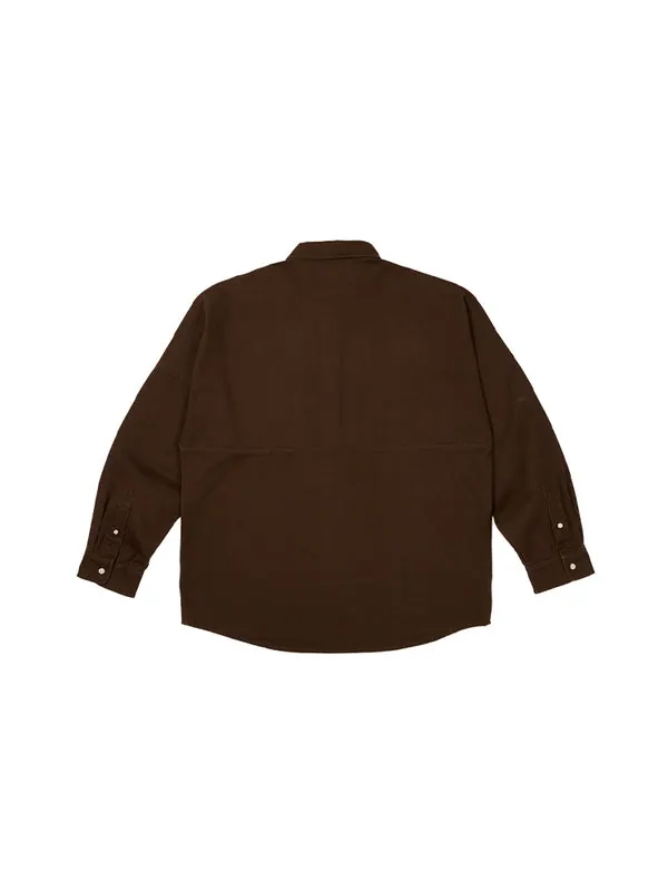 Рубашка old english shirt 'nice brown' Palace — изображение 2 из 2, коричневый