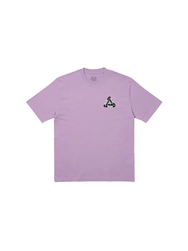 Футболка tri-ripped t-shirt 'light purple' Palace — изображение 2 из 2, светлый фиолетовый