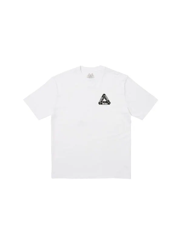 Футболка tri-ripped t-shirt 'white' Palace — изображение 2 из 2, белый