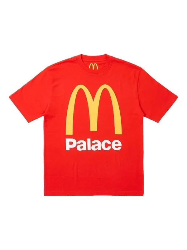 Футболка x mcdonald's logo t-shirt 'red' Palace — изображение 1 из 1, красный