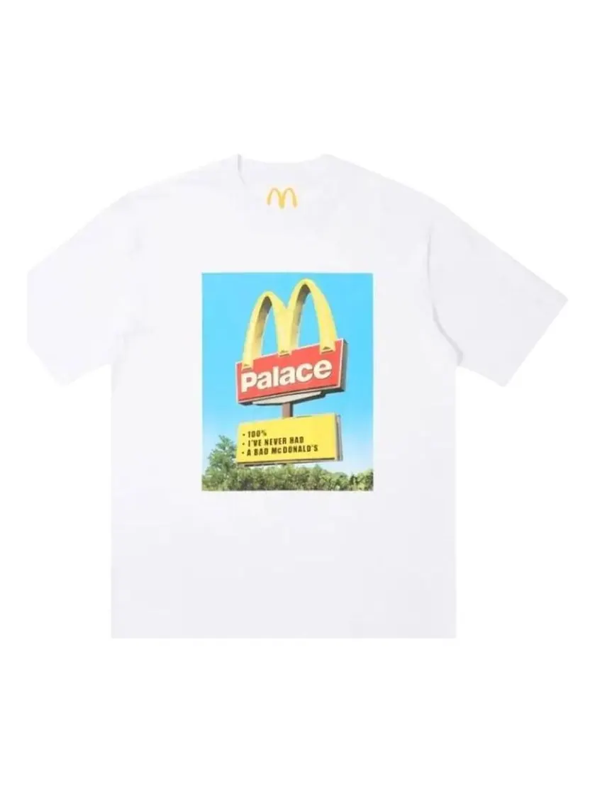 Футболка Palace x McDonald's с логотипом — изображение 1 из 1, белый