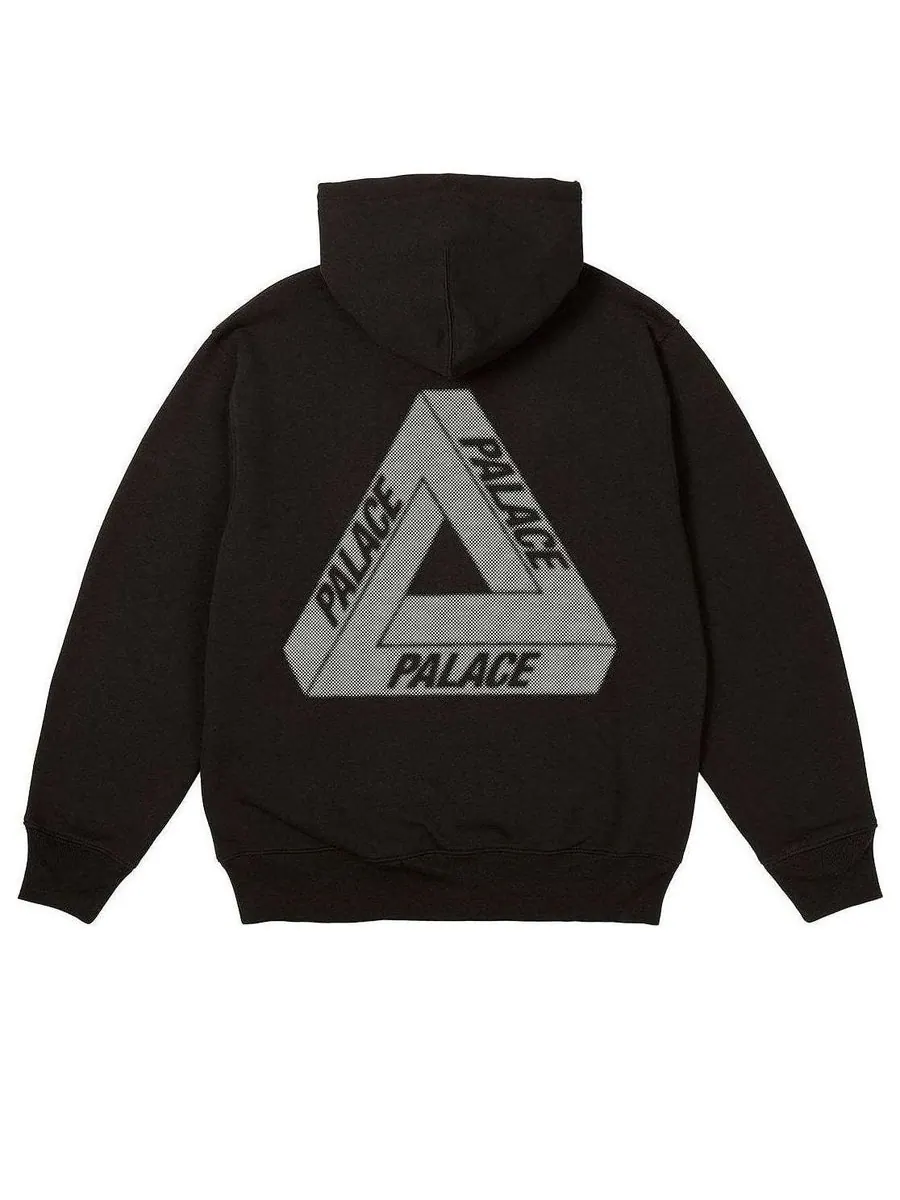 Худи Palace Bit Grippy Tri-Ferg Hoodie 'Black' — изображение 1 из 2, черный