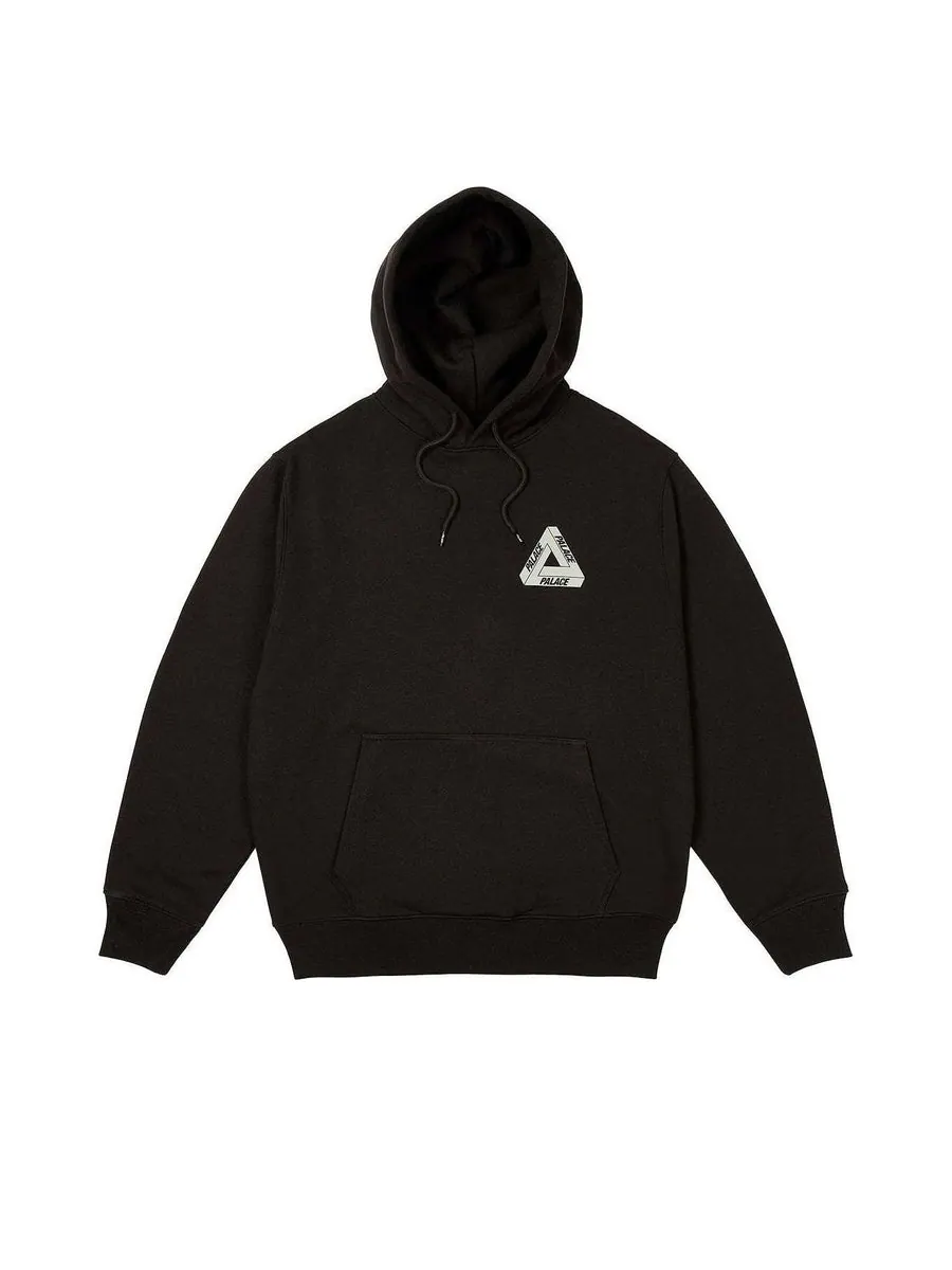 Худи Palace Bit Grippy Tri-Ferg Hoodie 'Black' — изображение 2 из 2, черный