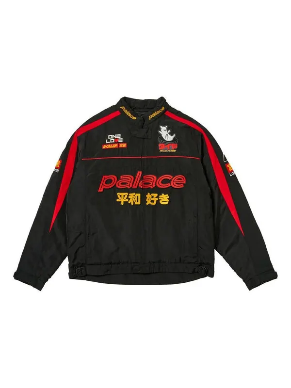 Куртка faster jacket 'black red' Palace — изображение 1 из 3, черный/красный