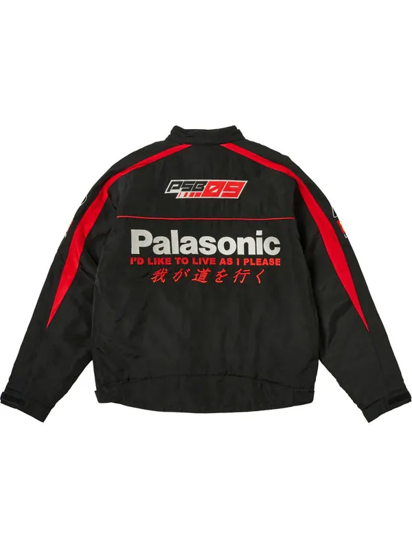 Куртка faster jacket 'black red' Palace — изображение 2 из 3, черный/красный
